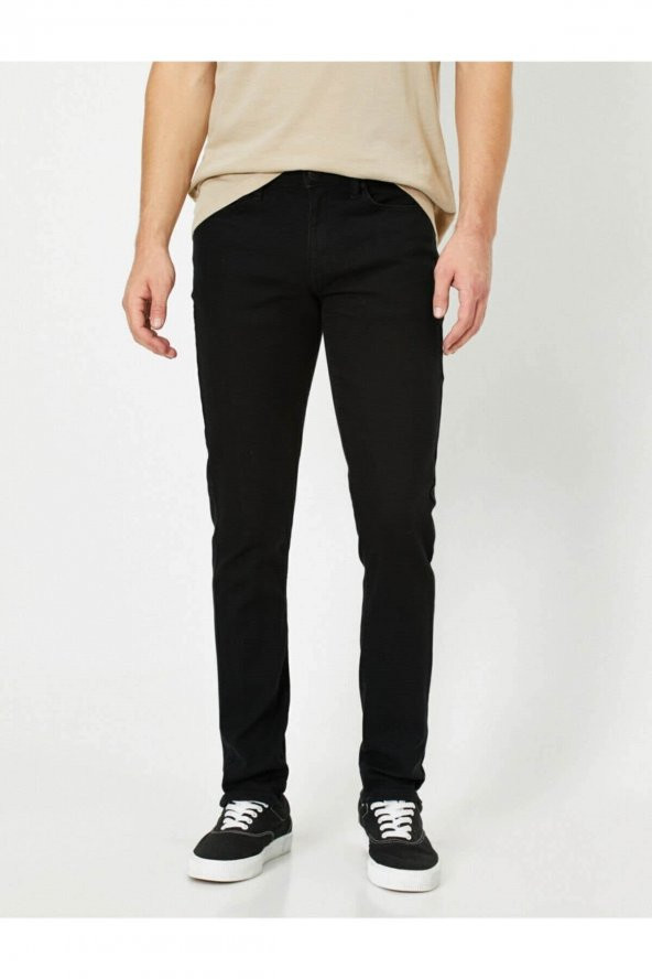 Erkek Jean Pantolon Siyah - Resim 2