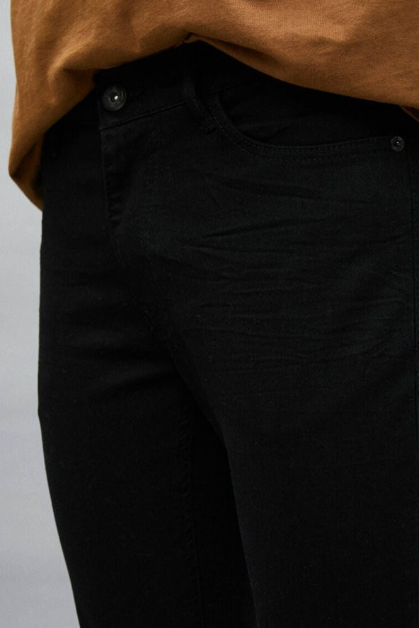 Erkek Jean Pantolon Siyah - Resim 4