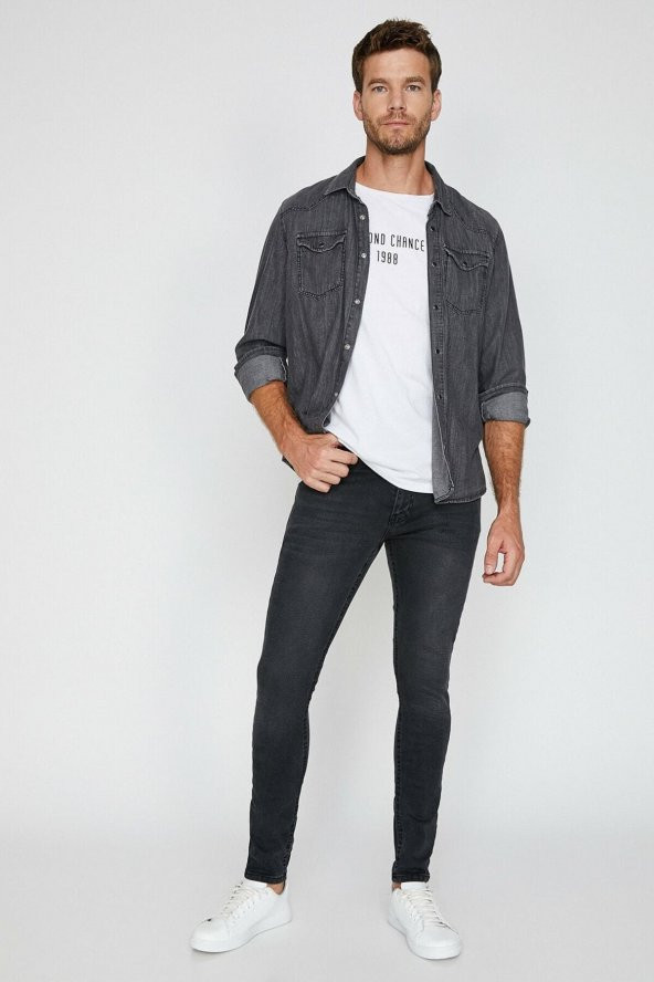 Erkek Justin Super Skinny Jean Pantolon ürün görseli 1