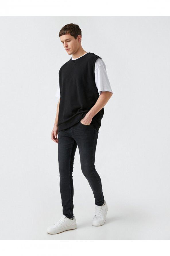 Skinny Fit Kot Pantolon - Michael Jean ürün görseli 1