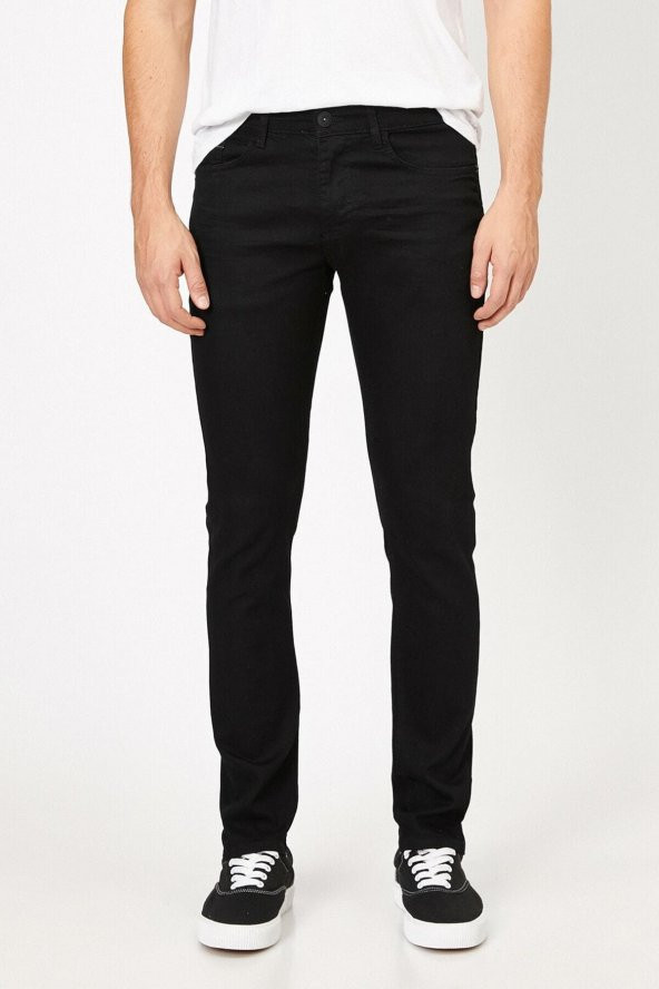 Erkek Siyah Jeans - Resim 3