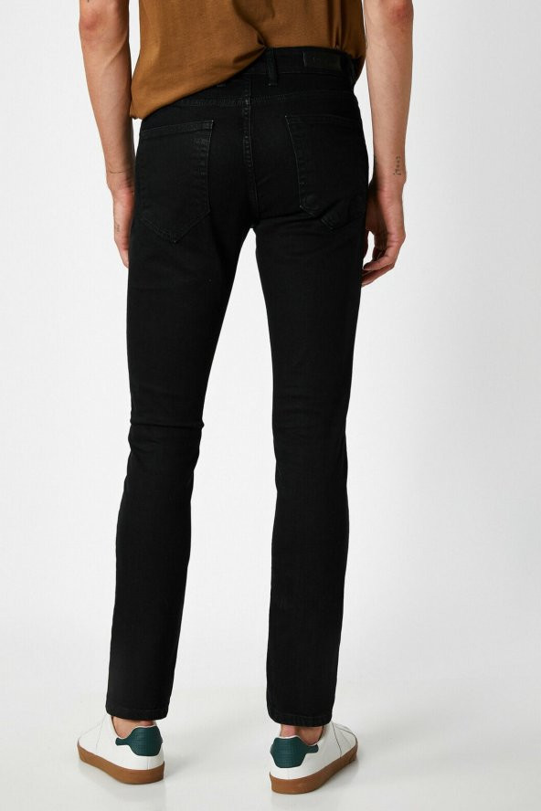 Erkek Siyah Jeans 0YAM43592MD - Resim 4