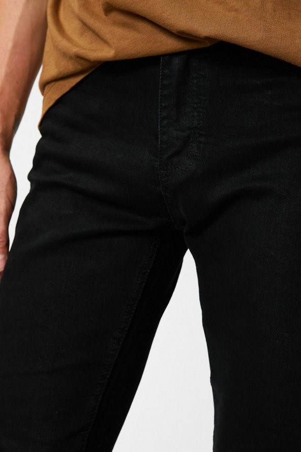 Erkek Siyah Jeans 0YAM43592MD - Resim 5