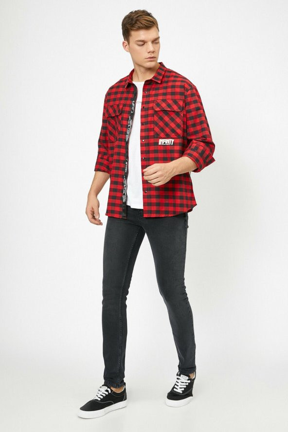 Erkek Siyah Jean 0YAM43211MD - Resim 4