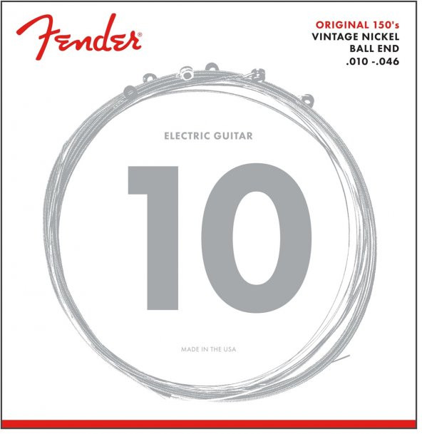 Fender 150R Original Pure Nickel Regular Takım Tel Elektro Gitar Teli 010-046 ürün görseli 1