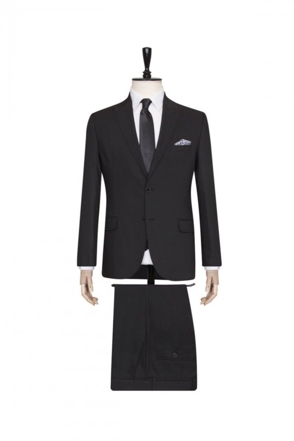 Yelekli Slim Fit Takım Elbise ürün görseli 1