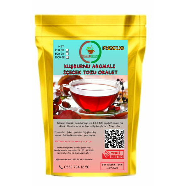 Kuşburnu Aromalı İçecek Tozu 1 kg ürün görseli 1