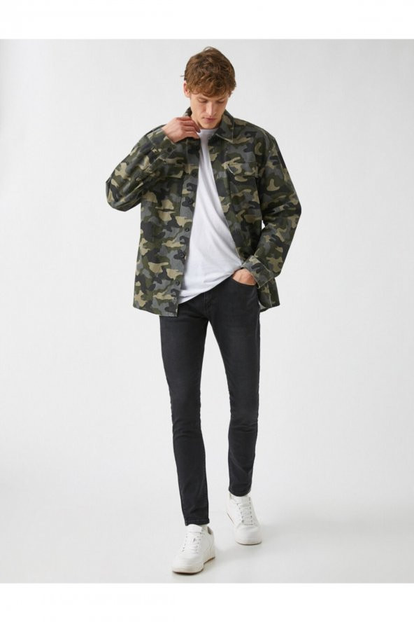 Skinny Fit Kot Pantolon - Michael Jean ürün görseli 1