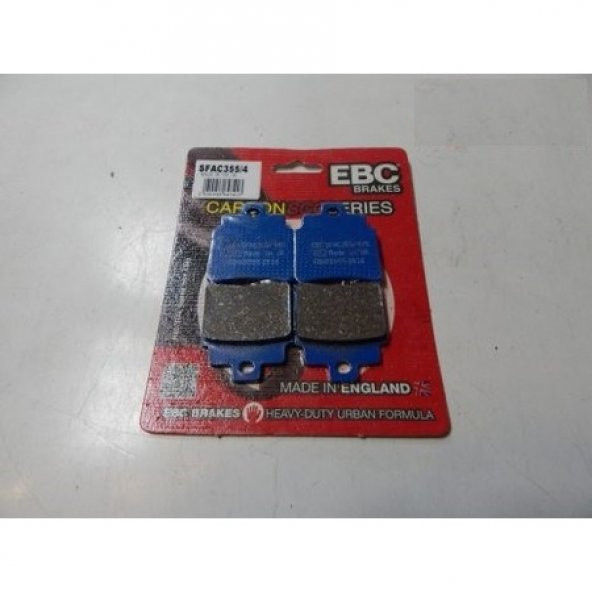 Sym Joymax 250I Ön Fren Balatası Ebc Sfac355-4 Karbon Balata N11.61128 ürün görseli 1