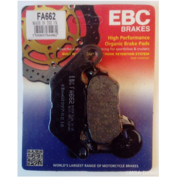 Yamaha Yzf R25 Ön Fren Balatası Ebc Fa663 Balata N11.64580 ürün görseli 1