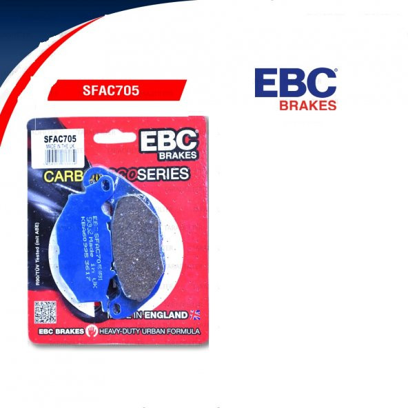 Yamaha X-Max 250 Abs Ön Fren Balatası Ebc Sfac705 Karbon Balata N11.75299 ürün görseli 1