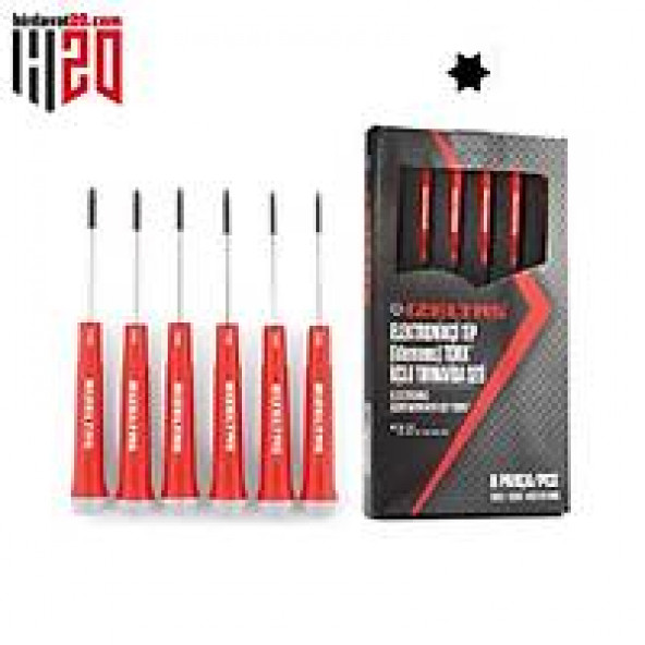 İzeltaş Elektronikçi Tip (Klemens) Torx Uçlu Tornavida Set (6 Parça) ürün görseli 1
