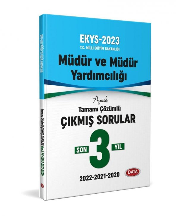 2023 MEB EKYS Müdür ve Yardımcılığı Son 3 Yıl Çıkmış Sorular Data Yayınları ürün görseli 1