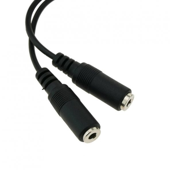3.5 mm Stereo 4 Boğumlu (TRRS) Dişi - Dişi Ara Kablo 15 cm ürün görseli 1