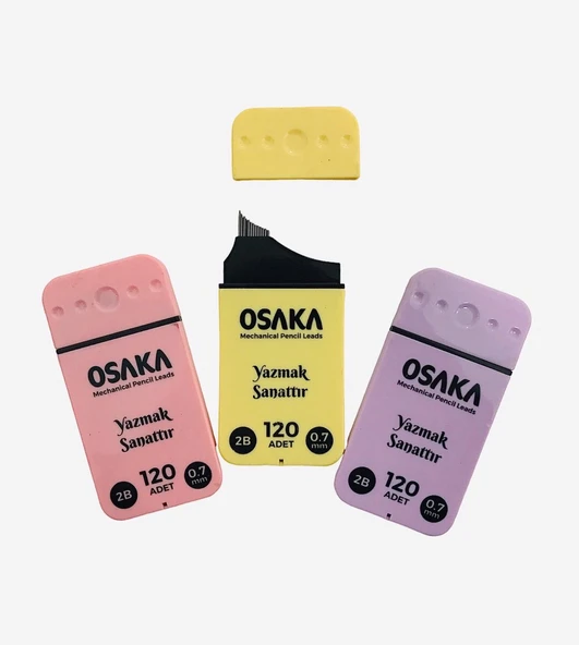 Osaka 120 li 2b Kalem Ucu 75 mm 0.7 mm 3 lü Set ürün görseli 1