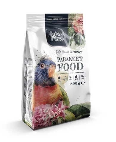 Nature Plan Paraket Sultan Cennet Papaganı Yemi 800 gr x 5 Adet ürün görseli 1