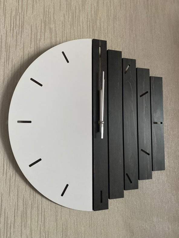 Adapromosyon Dekoratif Ahşap Duvar Saati 50 cm ürün görseli 1