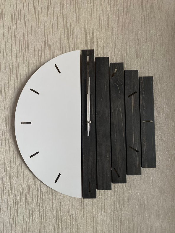 Adapromosyon Dekoratif Ahşap Duvar Saati 40 cm - Resim 2