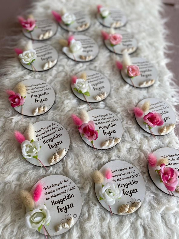 Adapromosyon Doğum Günü - Mevlit- 1 Yaş Hediyelik Magnet (20li) ürün görseli 1