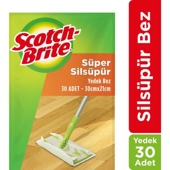 Scotch Brite Silsüpür Paspas Q600 Yedek Bez (30 Adet) ürün görseli 1