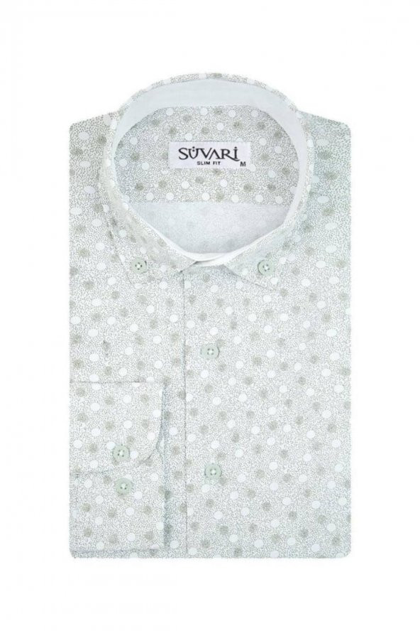 Classics Slim Fit Desenli Gömlek ürün görseli 1