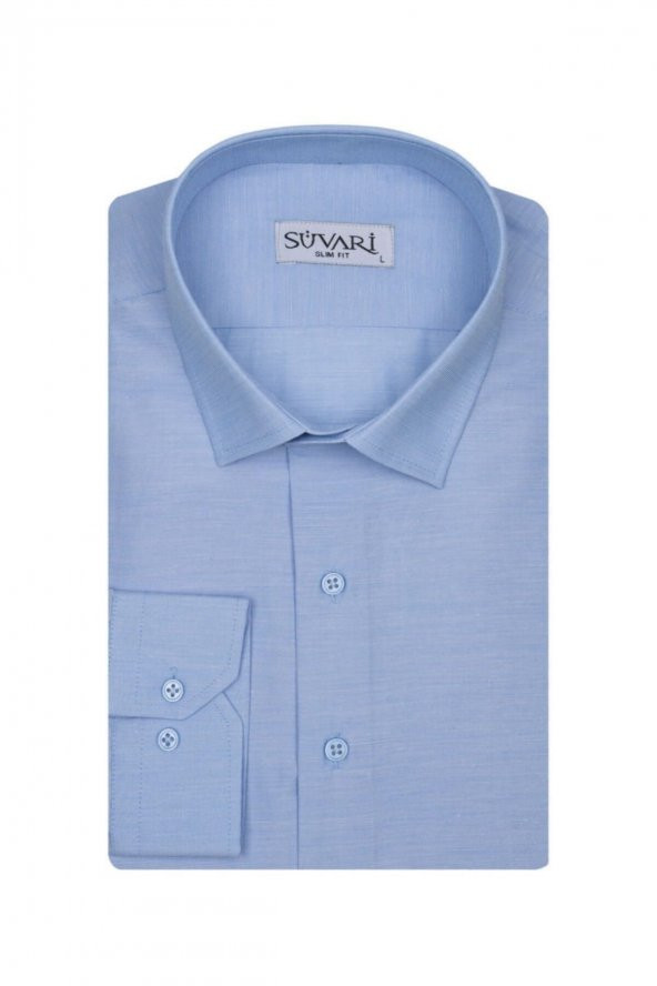 Slim Fit Erkek Gömlek ürün görseli 1