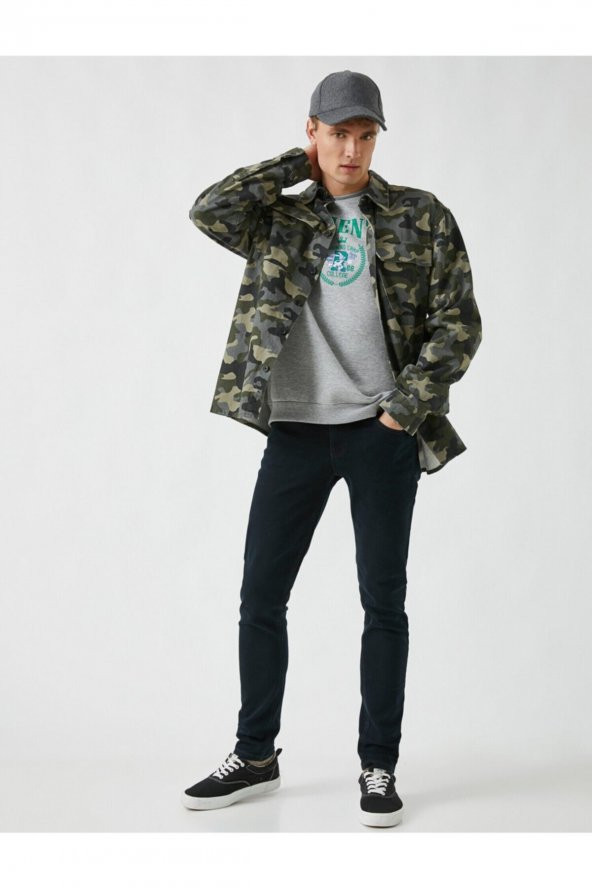 Skinny Fit Kot Pantolon - Michael Jean ürün görseli 1