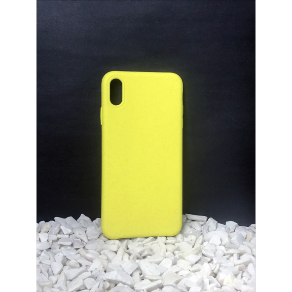 ProKılıf iPhone Xs Max Simli Parlak Silikon Kılıf Sarı ürün görseli 1