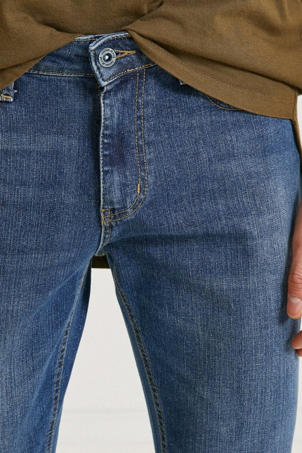 Erkek Indıgo Jeans 1KAM43229MD - Resim 4