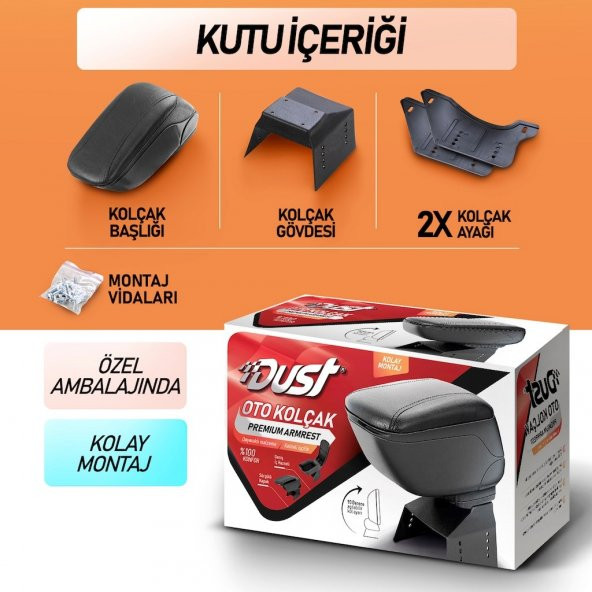 Tüm araçlara uyumlu Deri Sürgülü Kolçak ürün görseli 1