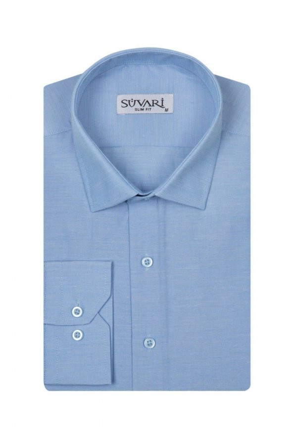 Slim Fit Erkek Gömlek ürün görseli 1