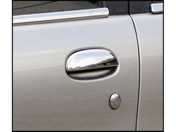 Leonacs Fams Otomotiv Fiat Siena Krom Kapı Kolu 4 Kapı 1998 ve üzeri Paslanmaz Çelik ürün görseli 1