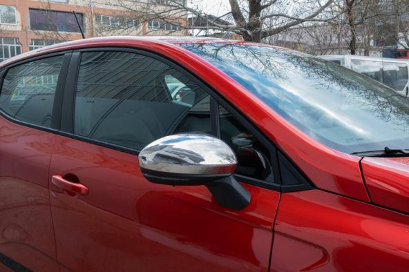 Leonacs Fams Otomotiv Renault Clio 5 HB Krom Ayna Kapağı 2 parça 2019 ve üzeri Paslanmaz Çelik ürün görseli 1
