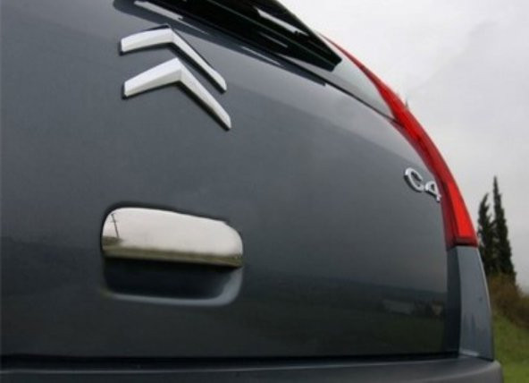 Leonacs Fams Otomotiv Citroen C4 Krom Bagaj Açma 2004-2011 Paslanmaz Çelik ürün görseli 1