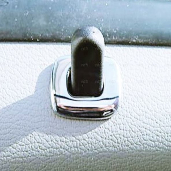 FAMS OTO AKSESUAR Dacia Sandero Krom İç Kilit Buton Çerçeve 4 Parça 2006-2012 Paslanmaz Çelik ürün görseli 1