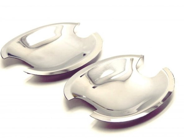 FAMS OTO AKSESUAR Seat İbiza Krom Dış Kapı Kolu Tası  2 Kapı  2002-2008 arası Paslanmaz Çelik ürün görseli 1