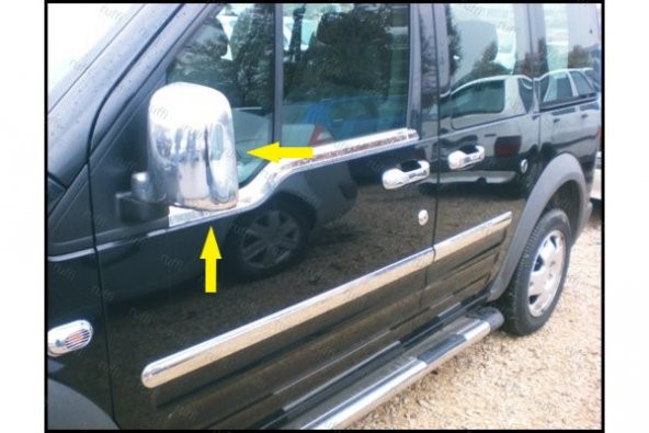 FAMS OTO AKSESUAR Ford Connect ABS Krom Ayna Kapağı 2 parça 2002-2009 arası ürün görseli 1