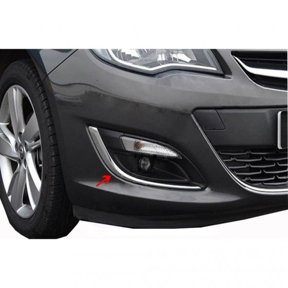 Opel Astra J Krom Sis Farı Çerçevesi 2 prç. 2009-2015 Paslanmaz Çelik ürün görseli 1