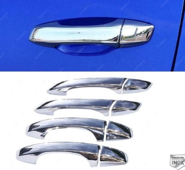 FAMS OTO AKSESUAR VW Golf 7 Krom Kapı Kolu 4 Kapı 2012 -2019 Paslanmaz Çelik ürün görseli 1