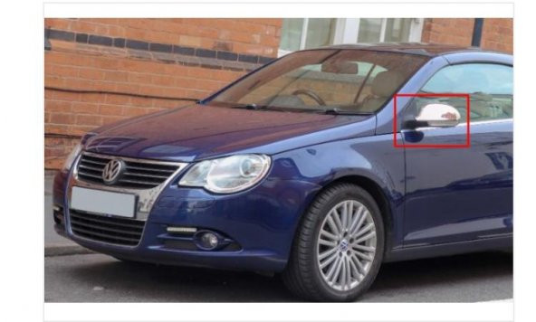 FAMS OTO AKSESUAR Vw Eos Krom Ayna Kapağı 2 Parça 2006-2009 Arası Paslanmaz Çelik ürün görseli 1