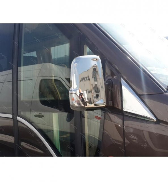 FAMS OTO AKSESUAR VW Crafter Krom Ayna Kapağı 2 parça 2006-2016 arası Paslanmaz Çelik ürün görseli 1