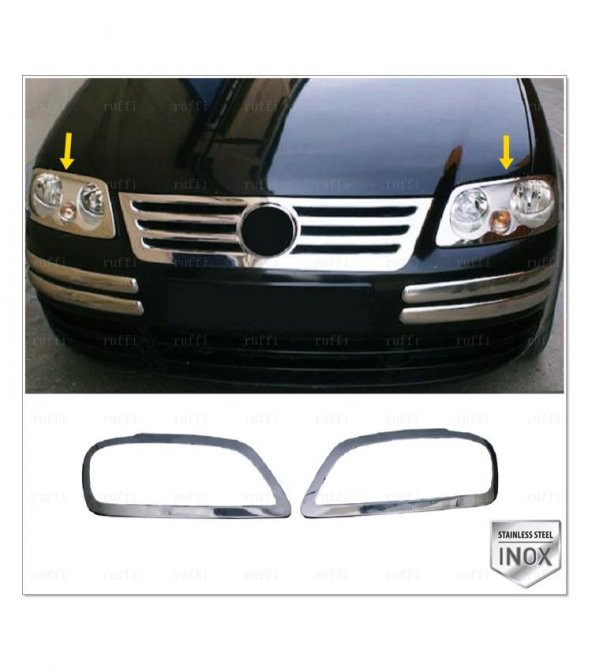 FAMS OTO AKSESUAR VW Caddy Krom Far Çerçevesi 2 prç.  2004-2010 arası P.ÇELİK ürün görseli 1