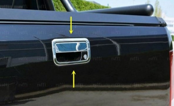FAMS OTO AKSESUAR VW Amarok Krom Bagaj Açma 2 prç. 2010 Üzeri P. Çelik ürün görseli 1