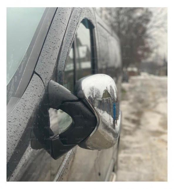 FAMS OTO AKSESUAR Renault Trafic Krom Ayna Kapağı 2 parça 2001-2014 Paslanmaz Çelik ürün görseli 1