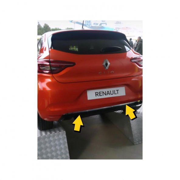 FAMS OTO AKSESUAR Renault Clio 5 HB Krom Tampon Alt Çıtası 2019 ve sonrası P.ÇELİK ürün görseli 1