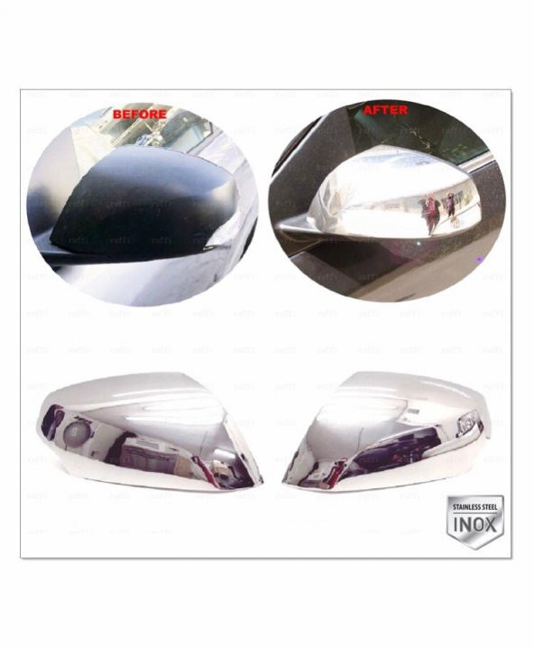 FAMS OTO AKSESUAR Renault Laguna 3 Krom Ayna Kapağı 2 prç 2007-2015 P. Çelik ürün görseli 1