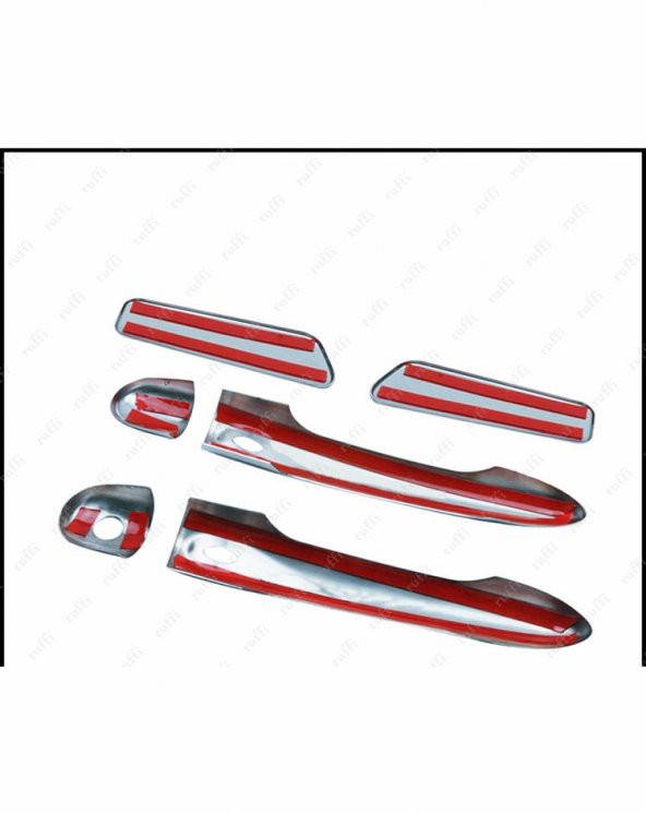 FAMS OTO AKSESUAR Renault Clio 4 HB Krom Kapı Kolu 4 Kapı   2012-2019 P.ÇELİK  (SENSÖR) - Resim 5