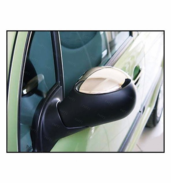 FAMS OTO AKSESUAR Peugeot 206 / 206 Plus Krom Ayna Kapağı 2prç. 1998 Üzeri P. Çelik ürün görseli 1