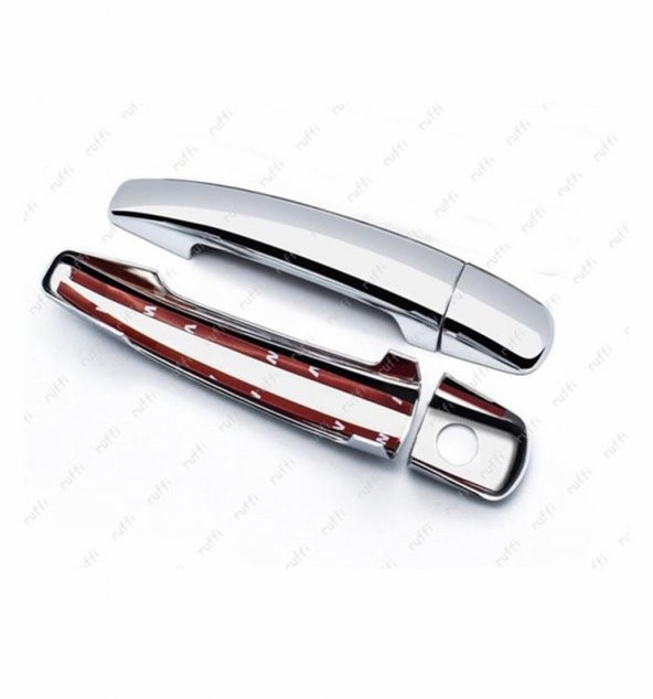FAMS OTO AKSESUAR Peugeot 208 Krom Kapı Kolu 2 kapı 2012 Üzeri P. Çelik ürün görseli 1
