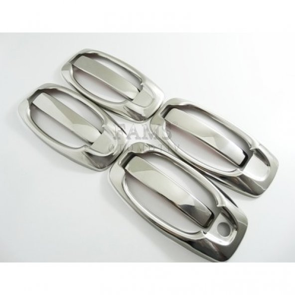 FAMS OTO AKSESUAR Peugeot Bipper Krom Kapı Kolu+Çerçeve 5 Kapı 10 Prç. 2008 Üzeri ürün görseli 1